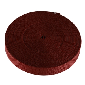 Toprak Kırmızısı Örgülü Kemer 20m
