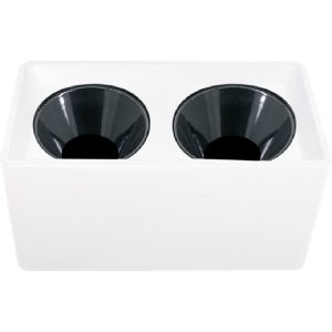 İkili Sıva Üstü Metal Boş Kasalar Siyah