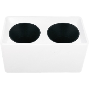 İkili Sıva Üstü Metal Boş Kasalar Mat Siyah