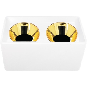 İkili Sıva Üstü Metal Boş Kasalar Altın