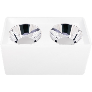 İkili Sıva Üstü Metal Boş Kasalar Gümüş